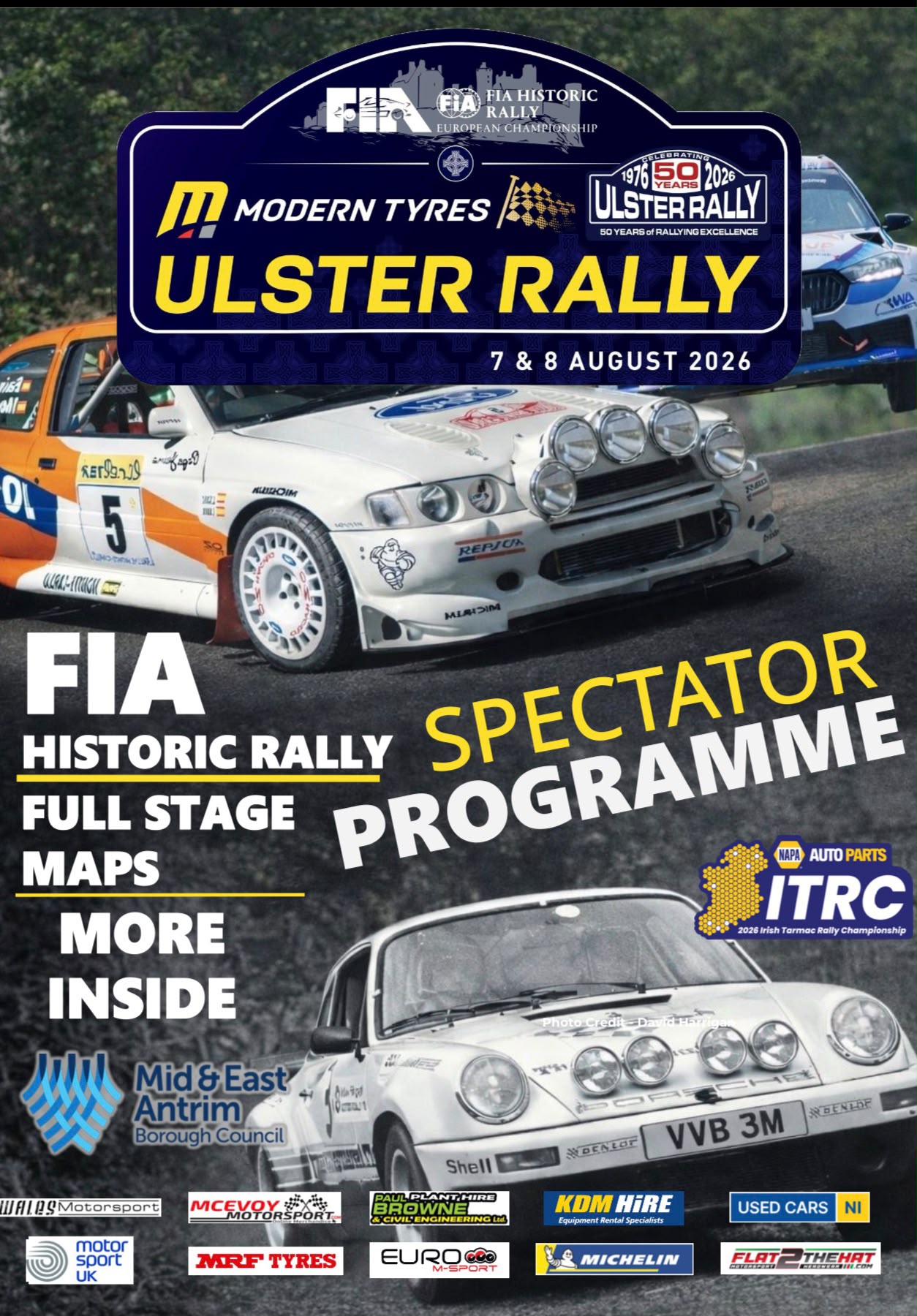 Official 2026 Ulster Rally Programme cover