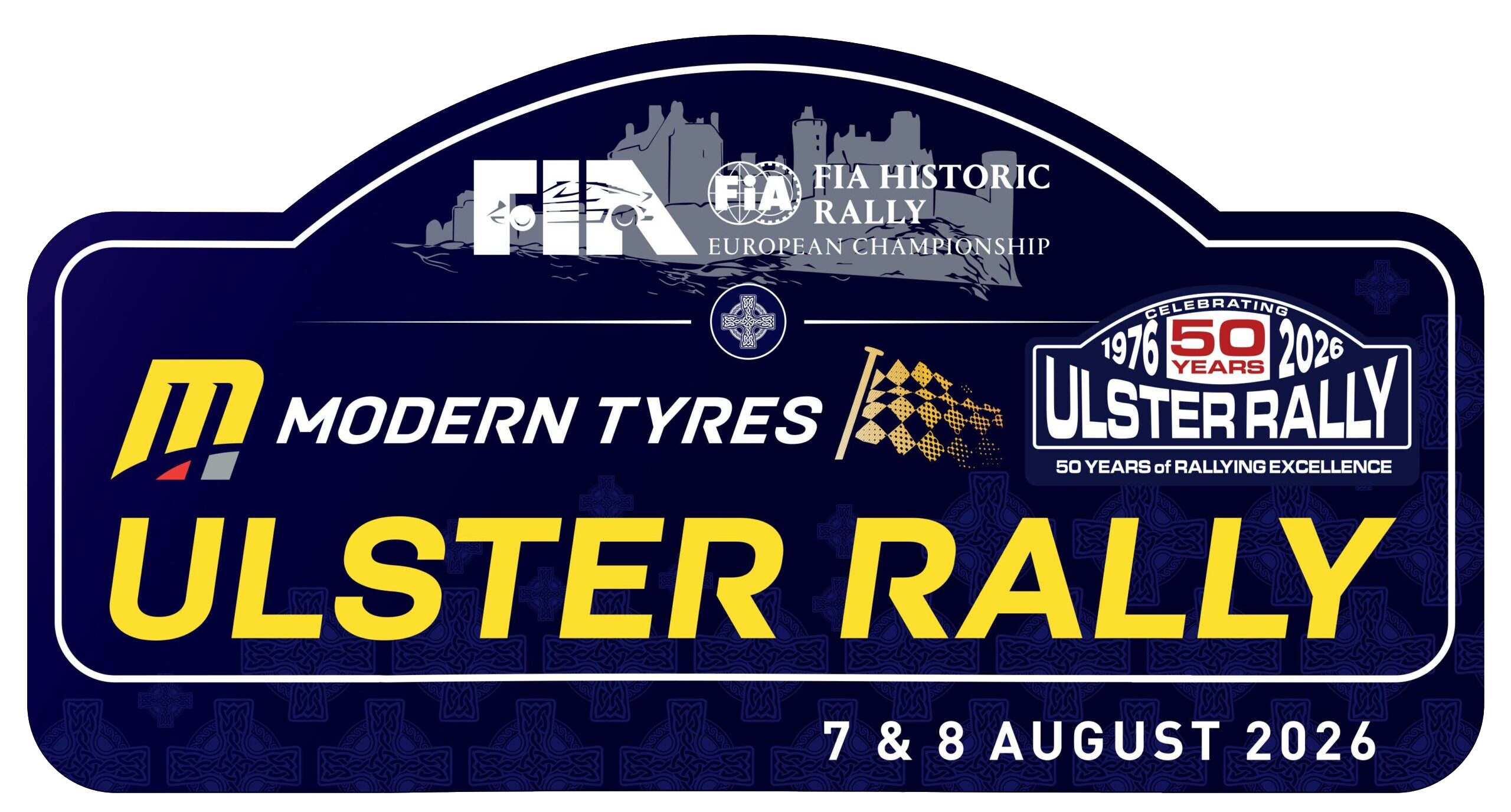 Official 2026 Ulster Rally Plate